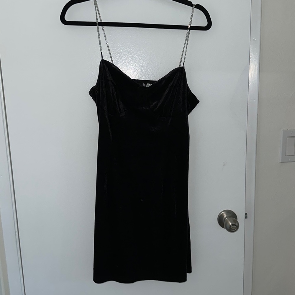 NEW H&M black mini dress